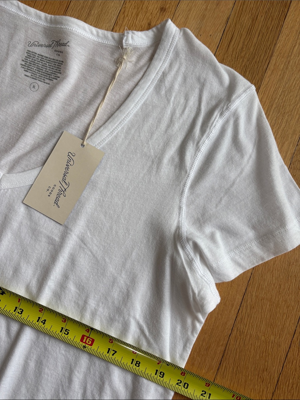 Universal Thread V-Neck T-shirts, 1 Light Blue & 3 White. Buy 3 get 1 FREE! - Picture 14 of 16